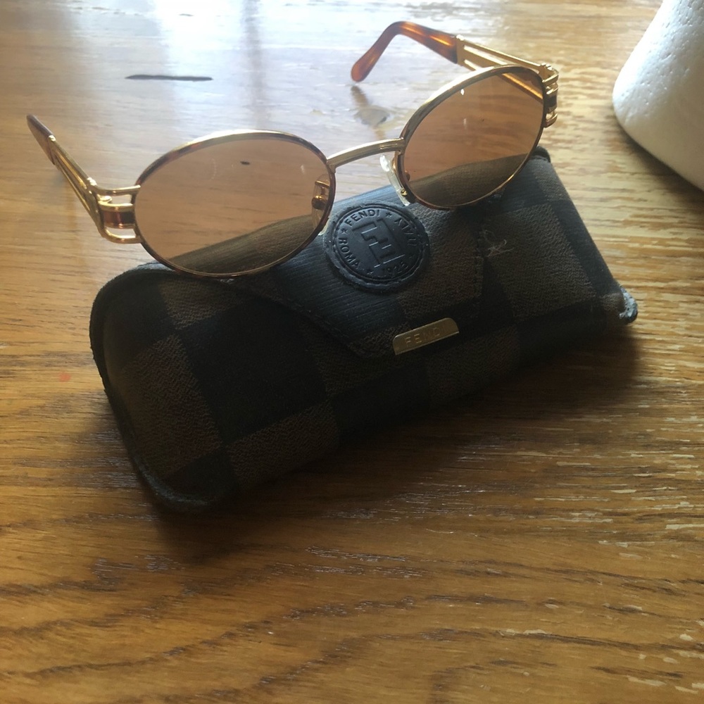 Vintage Fendi Sunglasses Tortoise FS-148 Oval